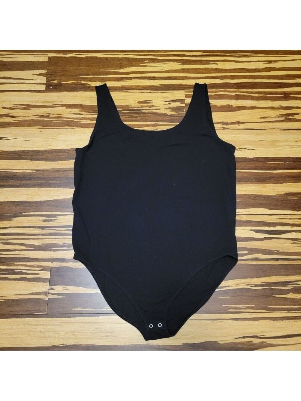 GAP Black Sleeveless Bodysuit Size XL
